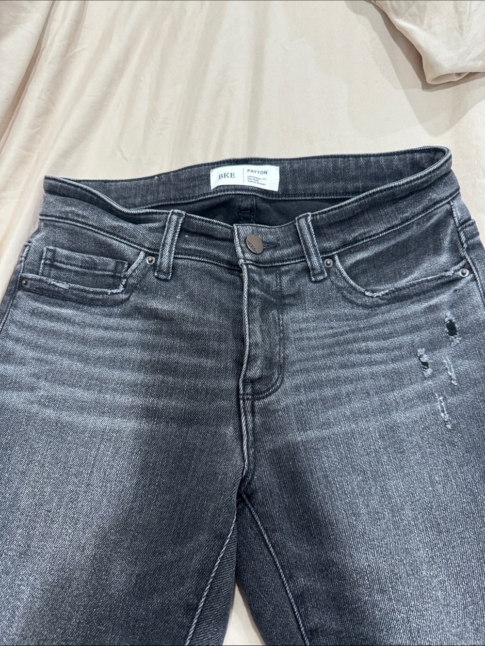 BKE Payton Skinny Jeans in Black Wash